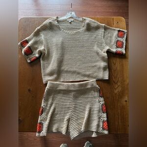 Elan Crochet Coord Set - S/M